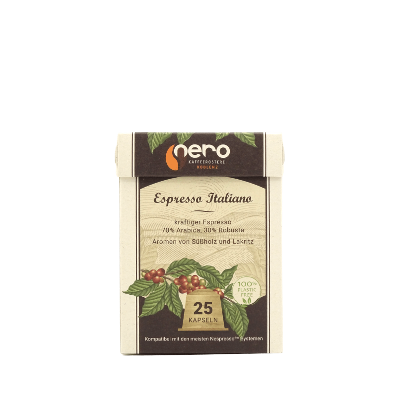Nero Espresso Italiano 25 Genussformat Genuss Shop