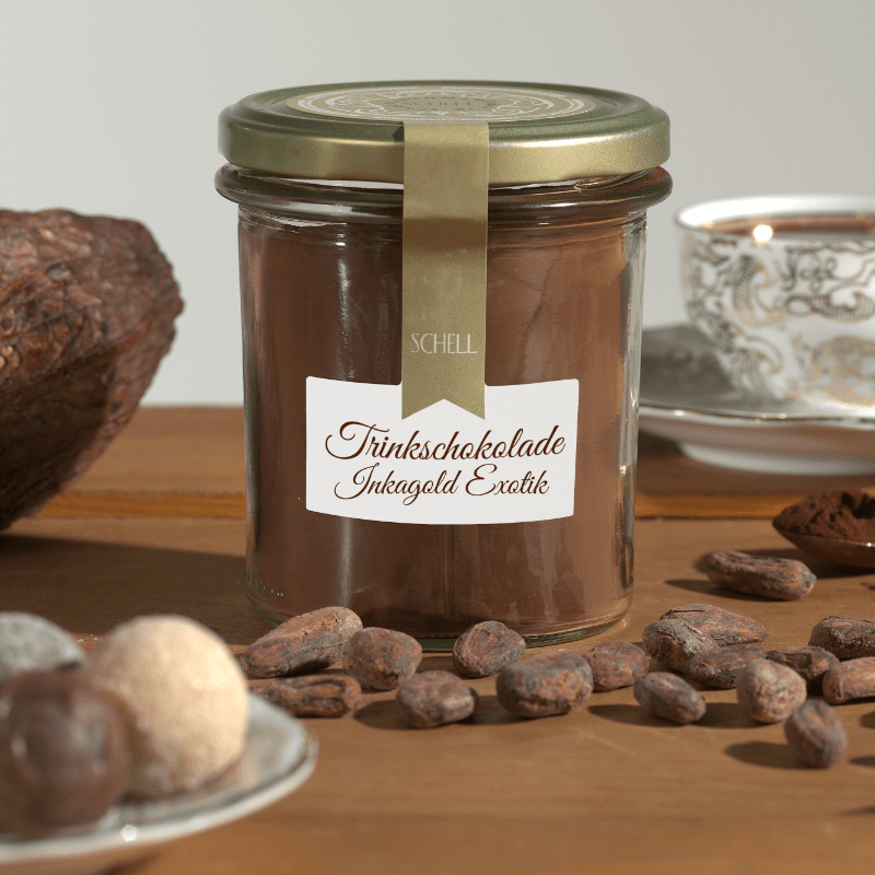 Schell Trinkschokolade Inkagold Exotik Genussformat Genuss Shop